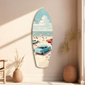 Timeless by the Sea V3 Glass Wall Art.