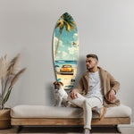 Timeless by the Sea V4 Glass Wall Art.