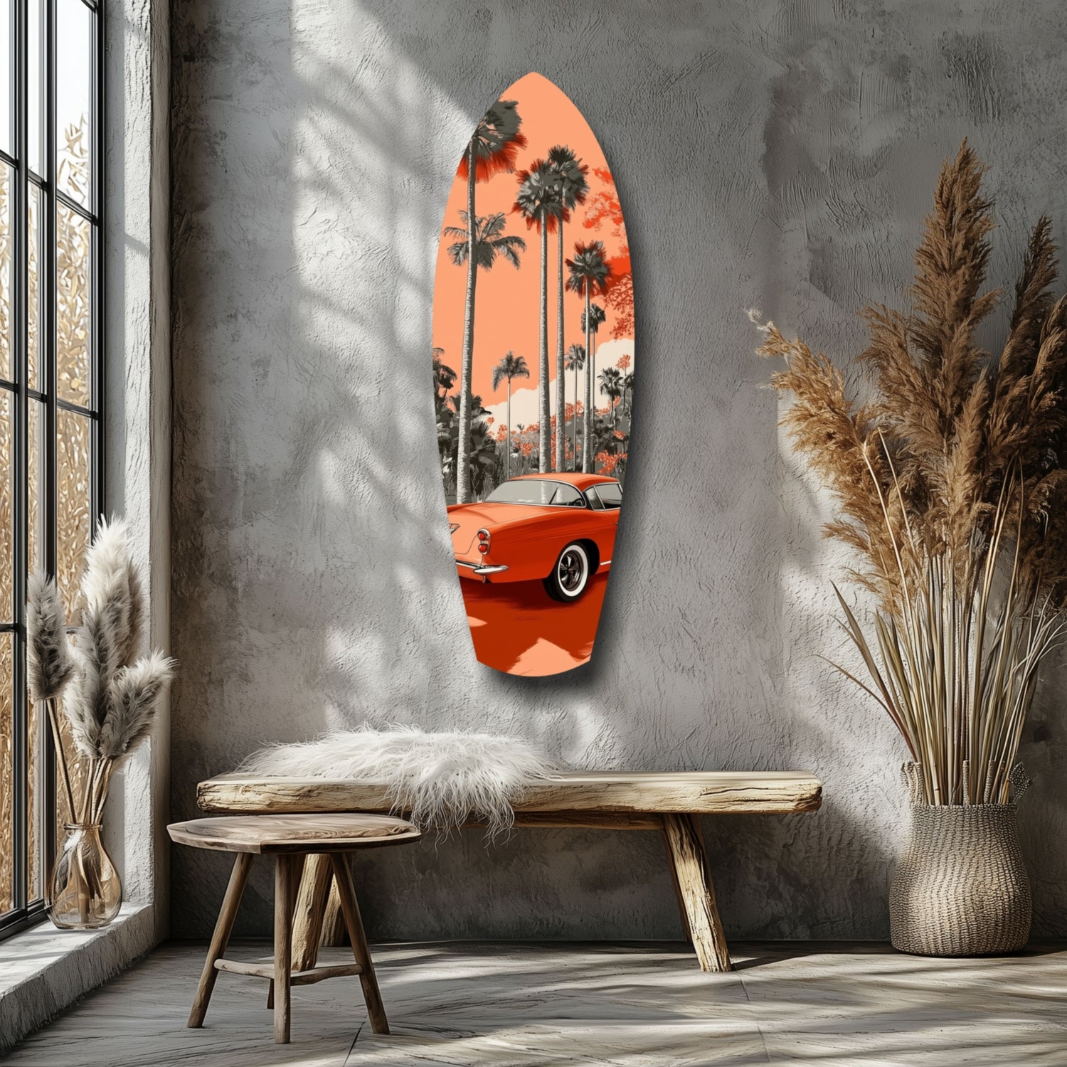 California Dreams Glass Wall Art.