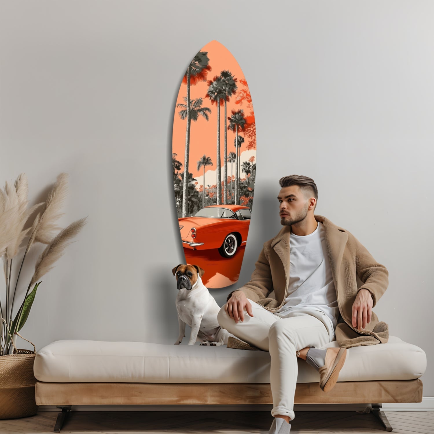 California Dreams Glass Wall Art.