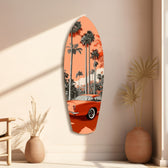 California Dreams Glass Wall Art.