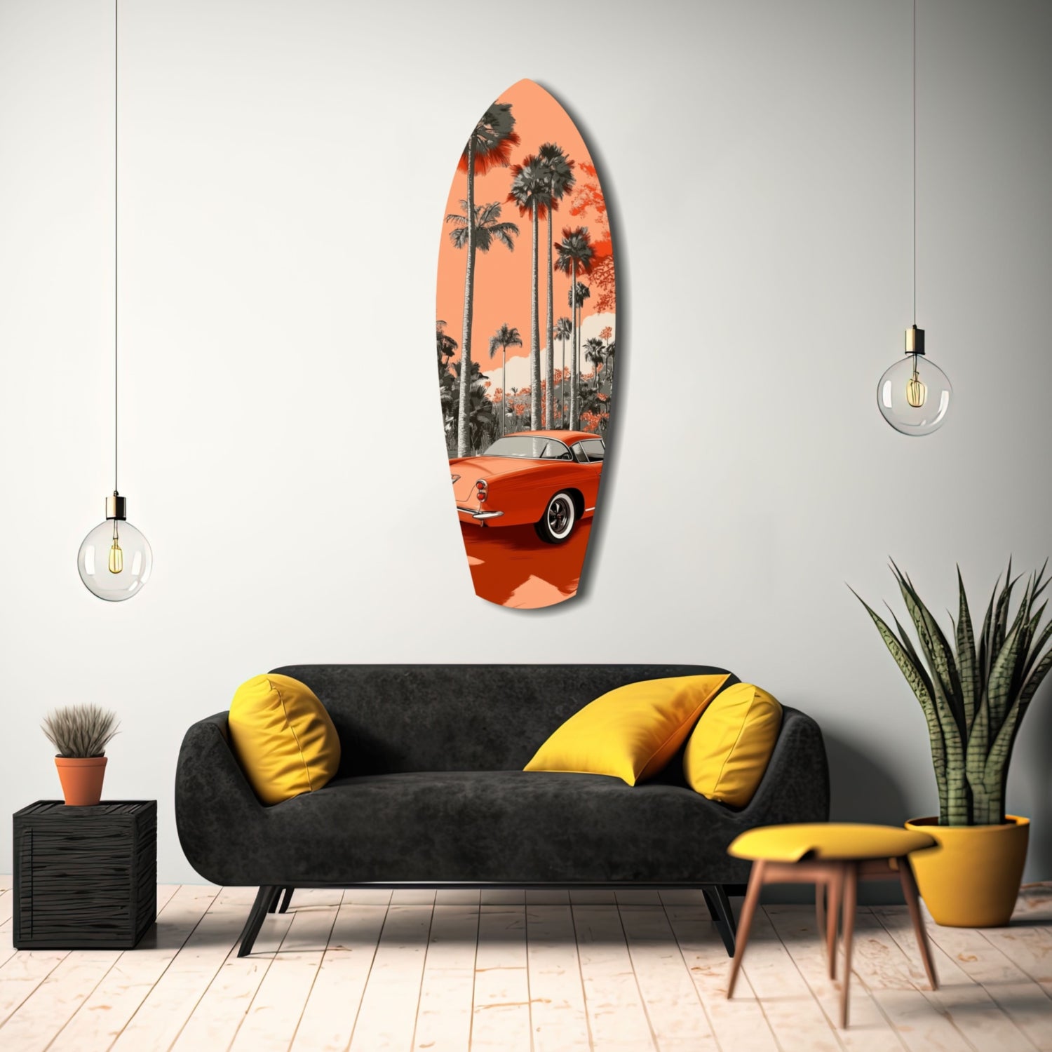 California Dreams Glass Wall Art.