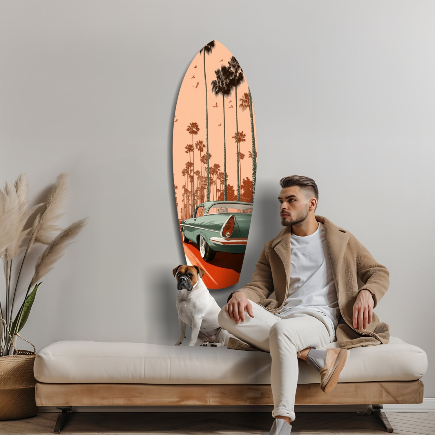 California Dreams V2 Glass Wall Art.