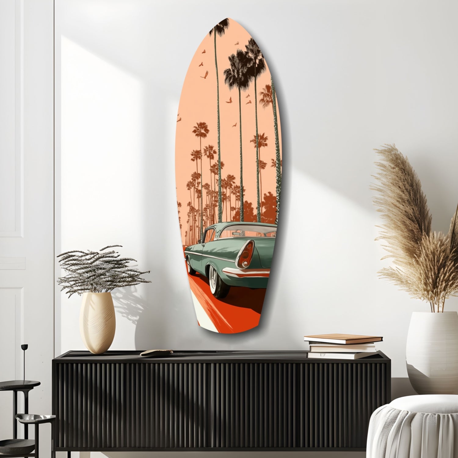 California Dreams V2 Glass Wall Art.