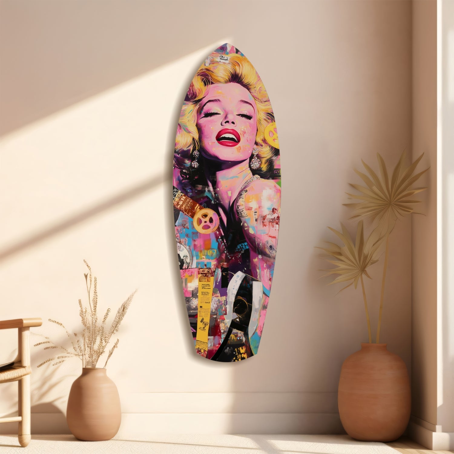 Marilyn Monroe V3 Glass Wall Art.