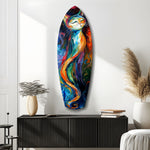 Cat Glass Wall Art.