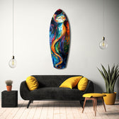 Cat Glass Wall Art.