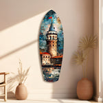 Galata Tower Glass Wall Art.