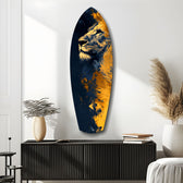 Lion Pride V1 Glass Wall Art.