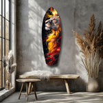 Lion Pride V4 Glass Wall Art.