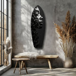 Graphite Glass Wall Art.