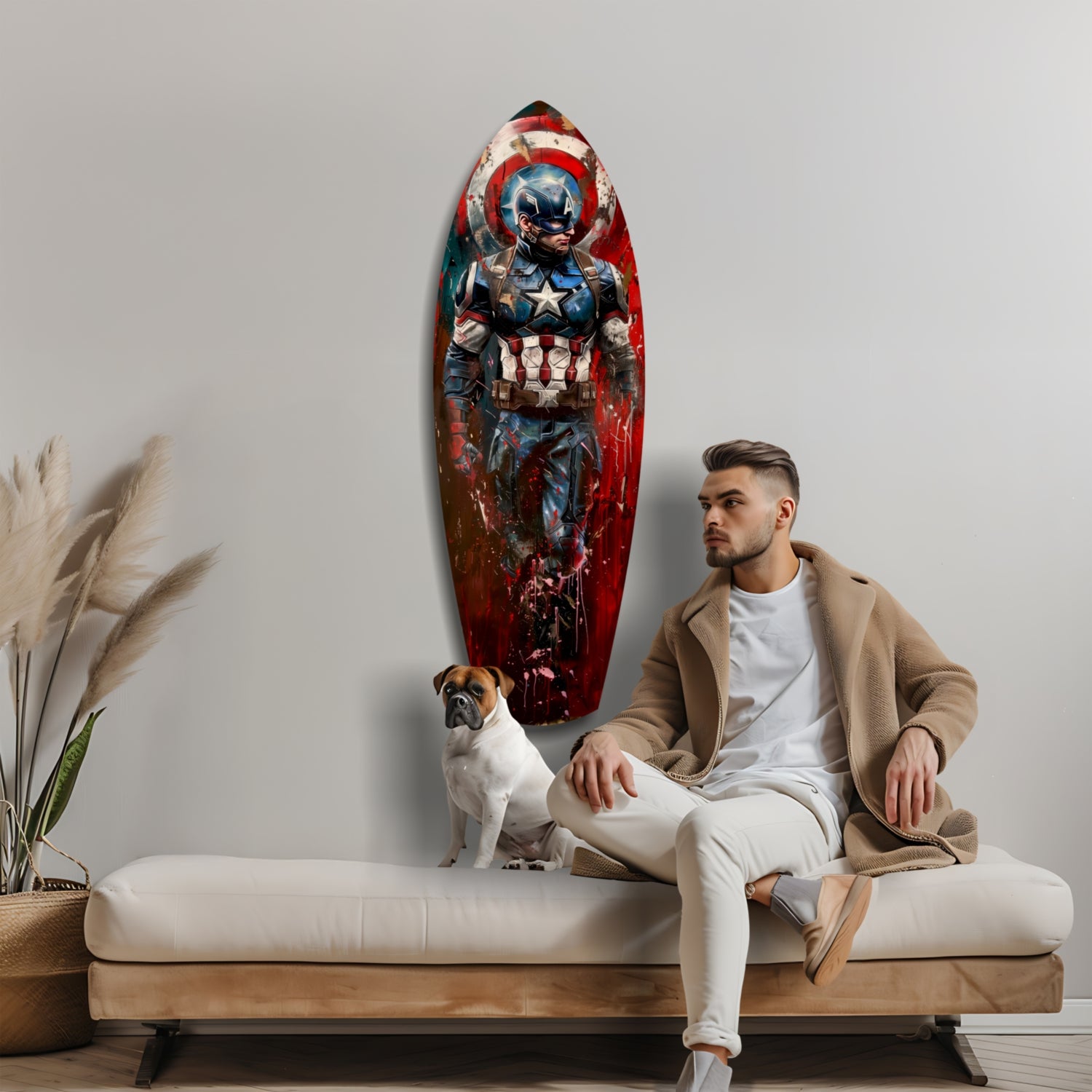 Captain Glass Wall Art.