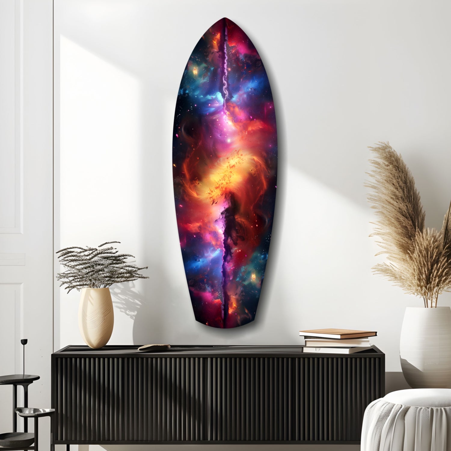 Safrane Space Glass Wall Art.