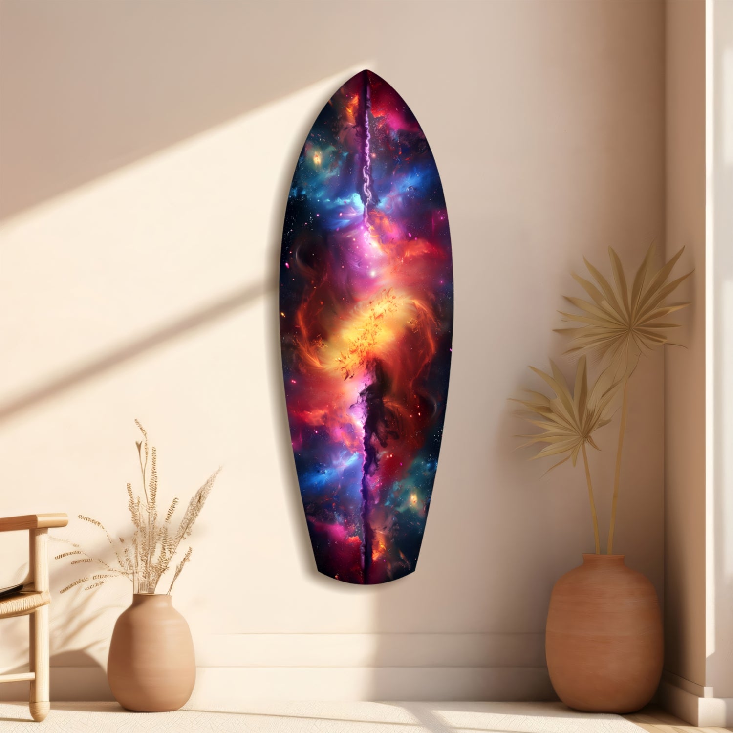 Safrane Space Glass Wall Art.