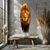 Mr Lion Glass Wall Art.