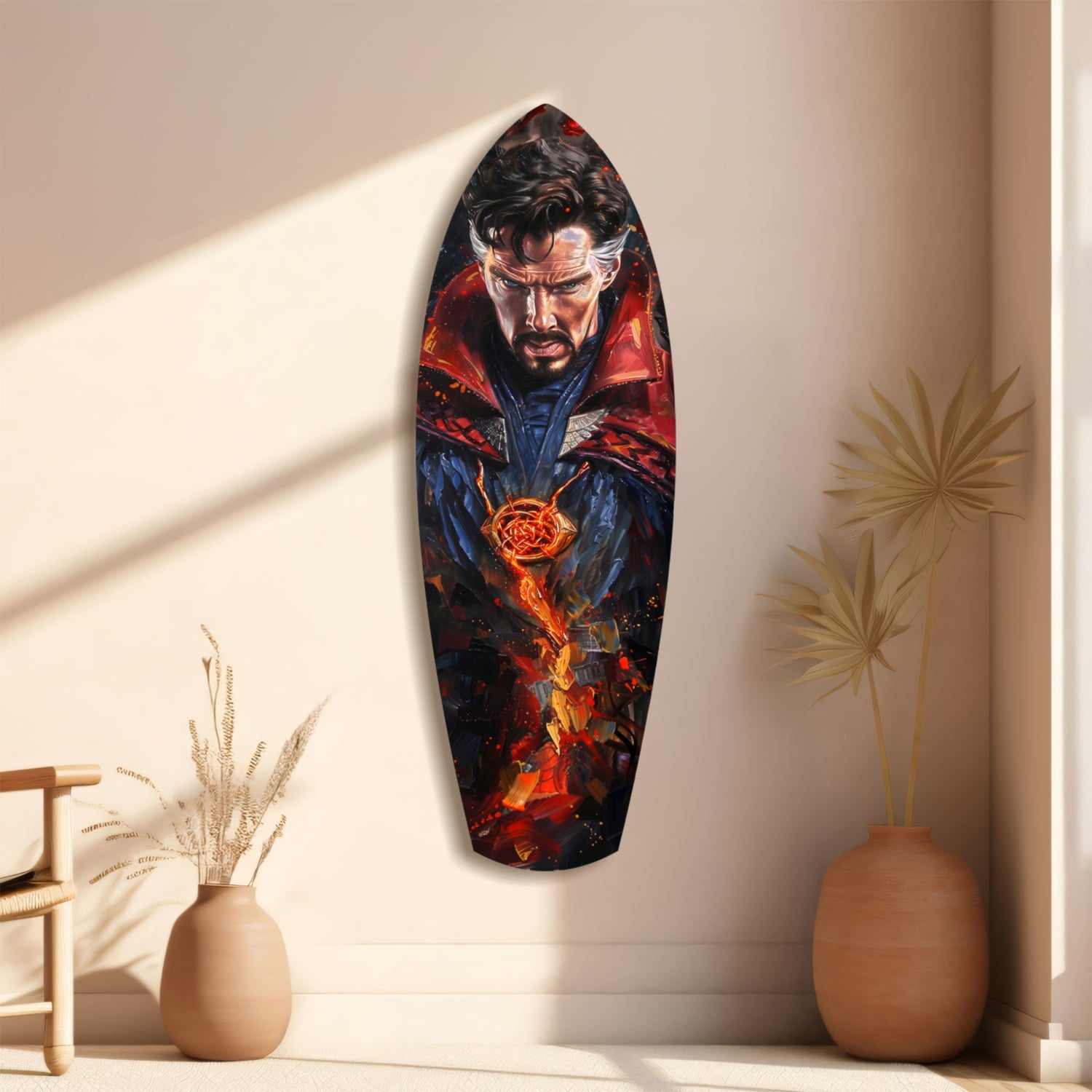 Superhero Glass Wall Art.