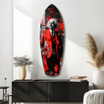 Einstein Mood V2 Glass Wall Art.