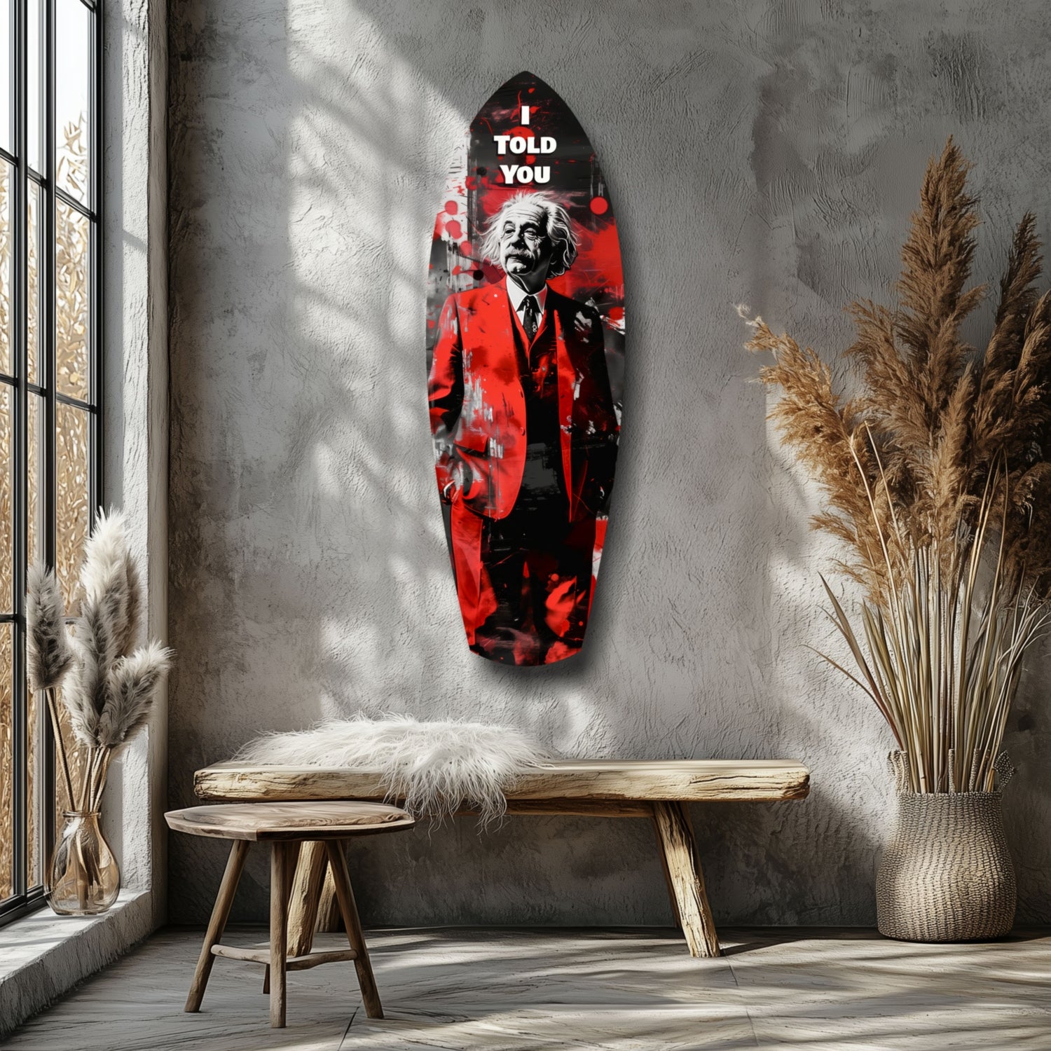 I Told You Glass Wall Art.