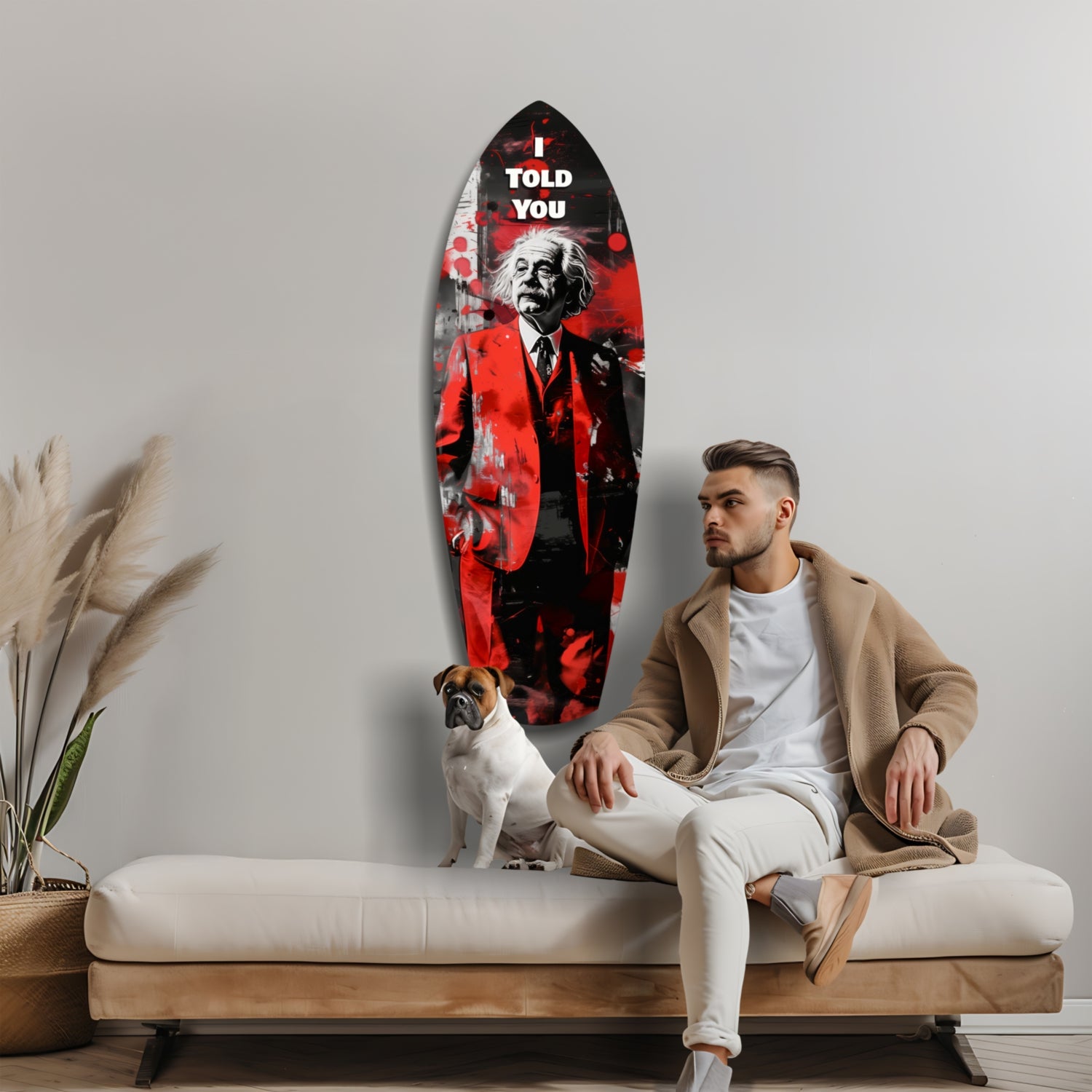 I Told You Glass Wall Art.