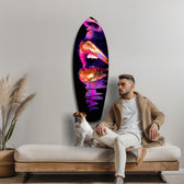 Colorful Lips V7 Glass Wall Art.