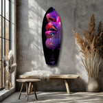 Colorful Lips V9 Glass Wall Art.