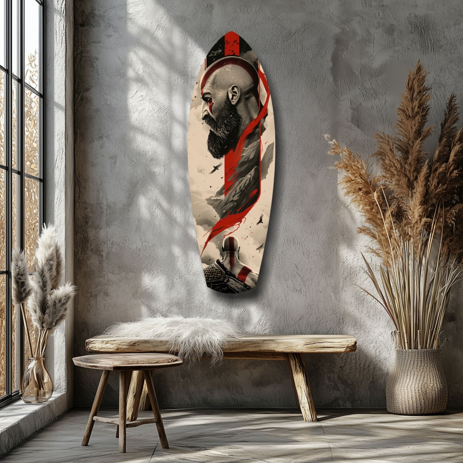 Kratos Glass Wall Art.