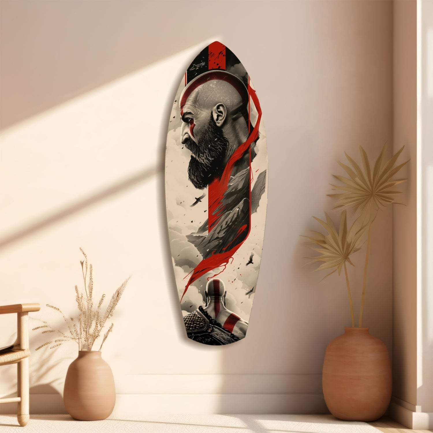 Kratos Glass Wall Art.