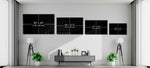 Stylish Cat Art Glass Wall Art