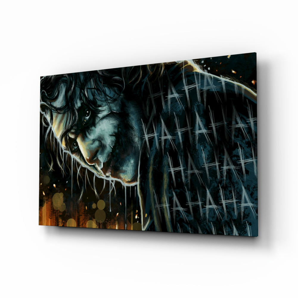 DC tribute panel anchoring a man cave wall