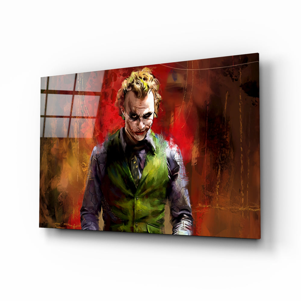 DC tribute panel anchoring a man cave wall