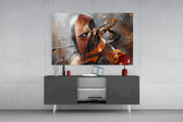 Deathstroke Glass Wall Art.