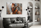 DC glass print bringing mercenary edge to a teen's bedroom