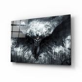 DC tribute panel anchoring a man cave wall