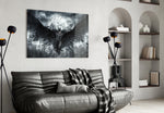 DC glass print bringing Gotham edge to a teen's bedroom