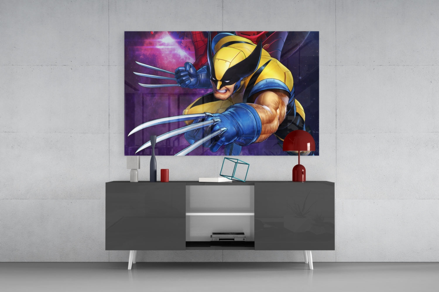Wolverine Glass Wall Art.
