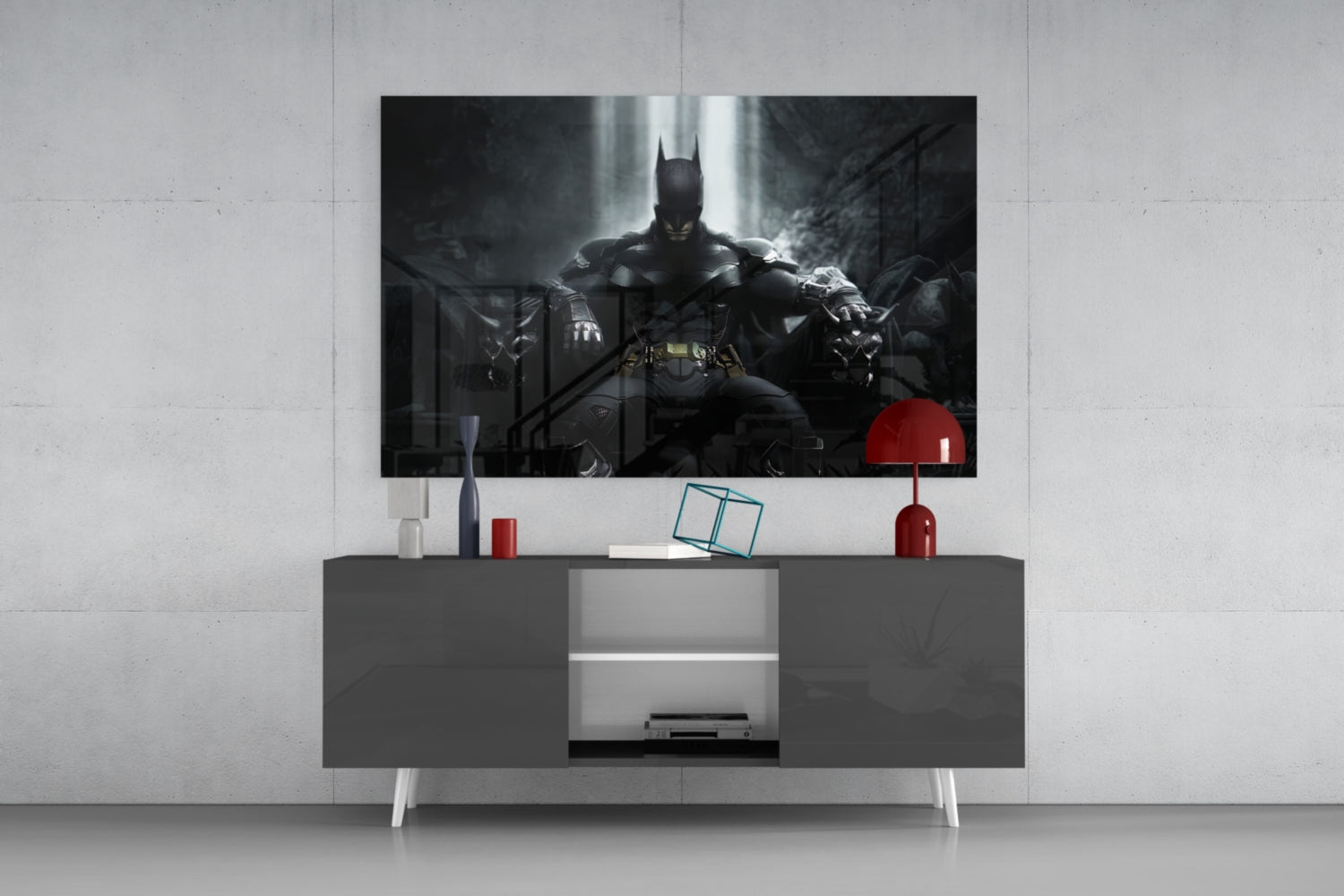 Batman Glass Wall Art.