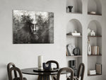 NBA yatay panel against a moody dark-painted accent wall