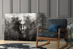 Cinematic artwork in a creative loft interior