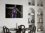 NBA yatay panel against a moody dark-painted accent wall
