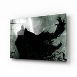 DC tribute panel anchoring a designer office wall