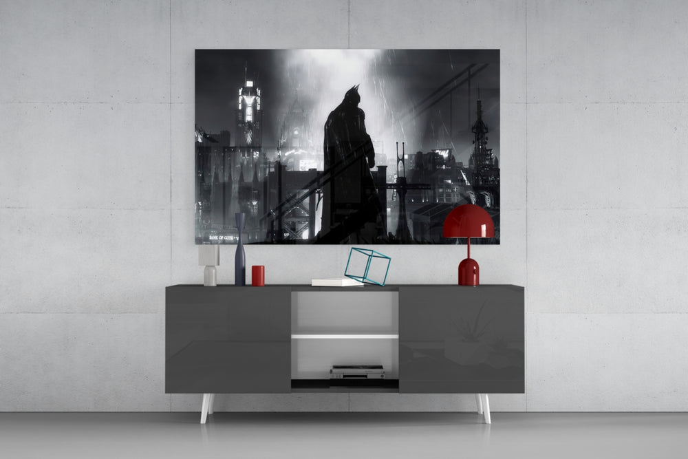 Batman Glass Wall Art.