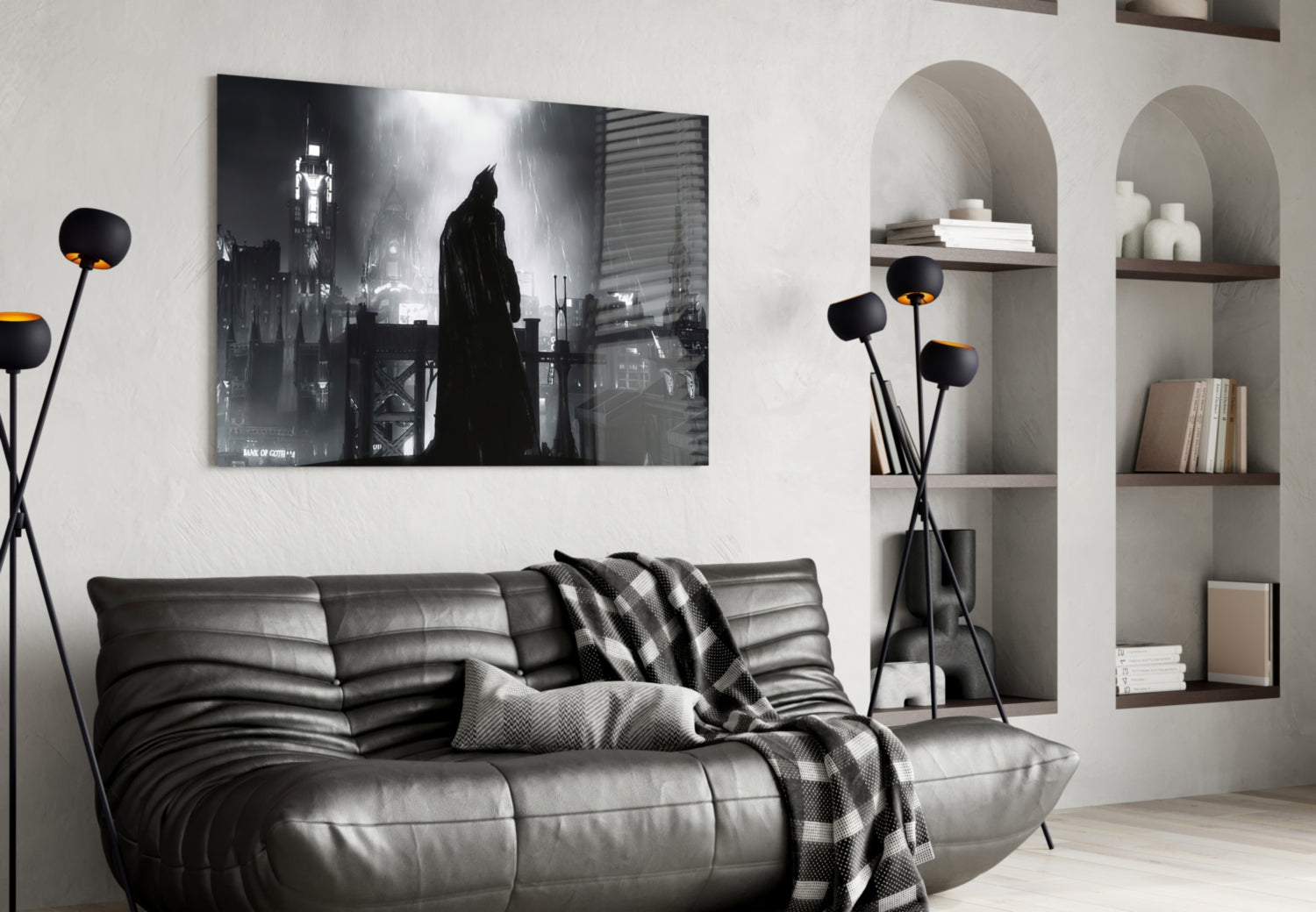 Batman Glass Wall Art.