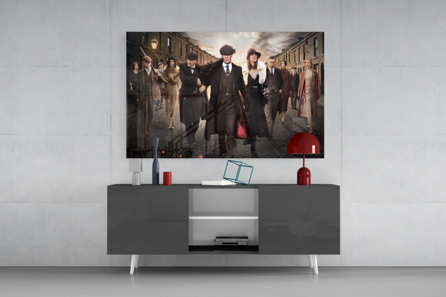 Peaky Blinders-Thomas Shelby Glass Wall Art.