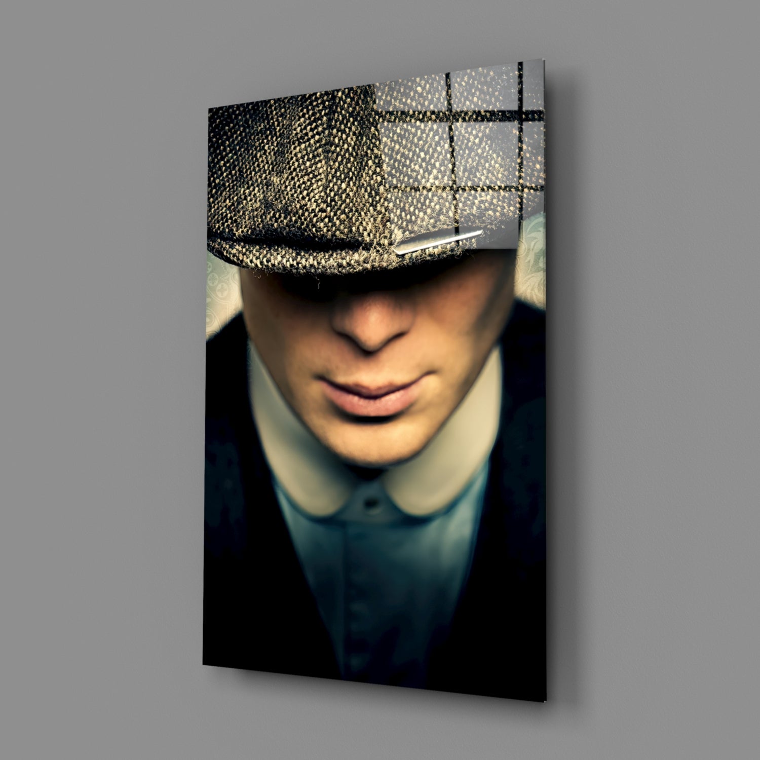 Peaky Blinders-Thomas Shelby Glass Wall Art.