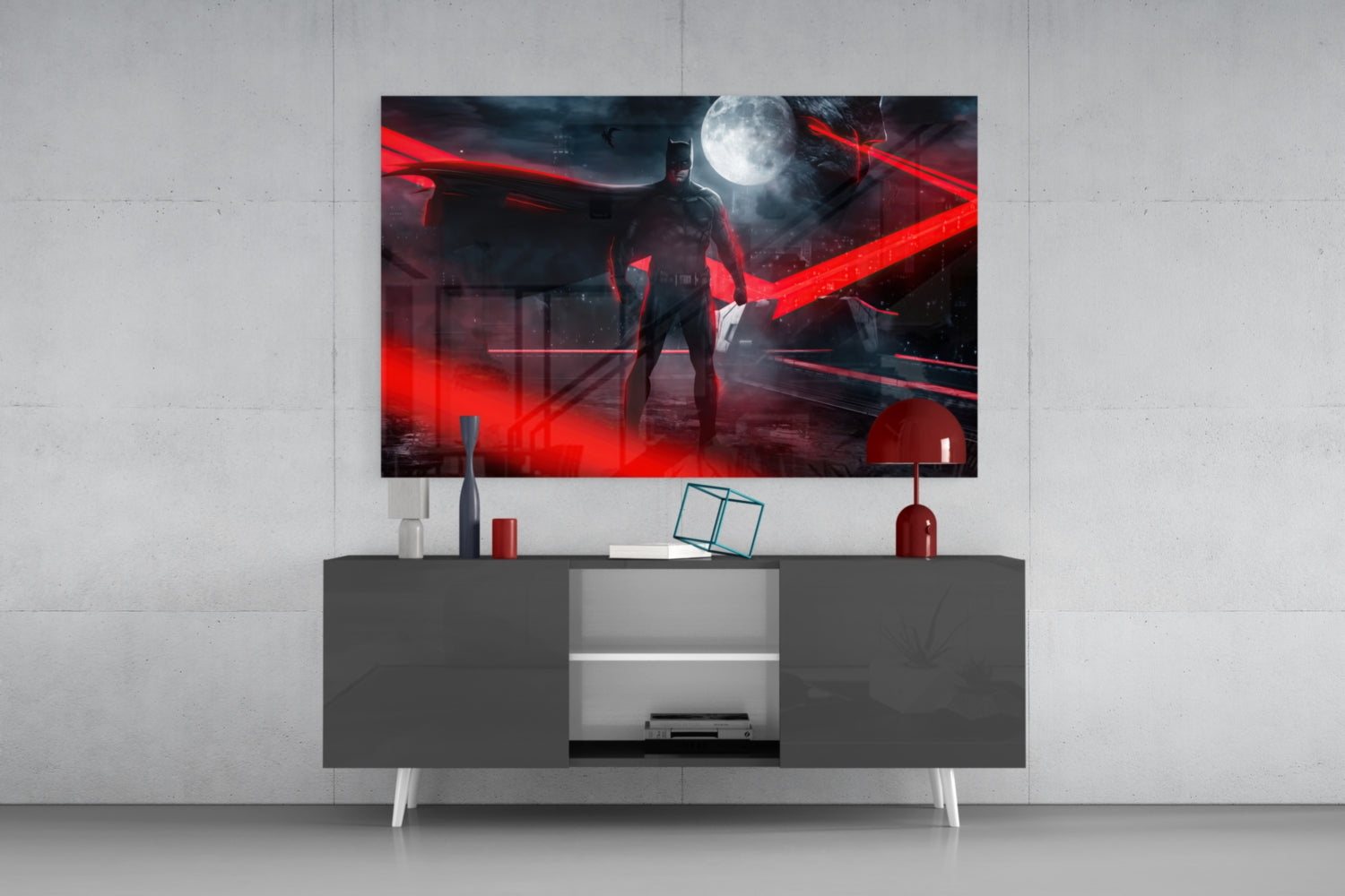 Batman Glass Wall Art.