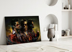 Tyler Durden artwork styled in a creative loft interior