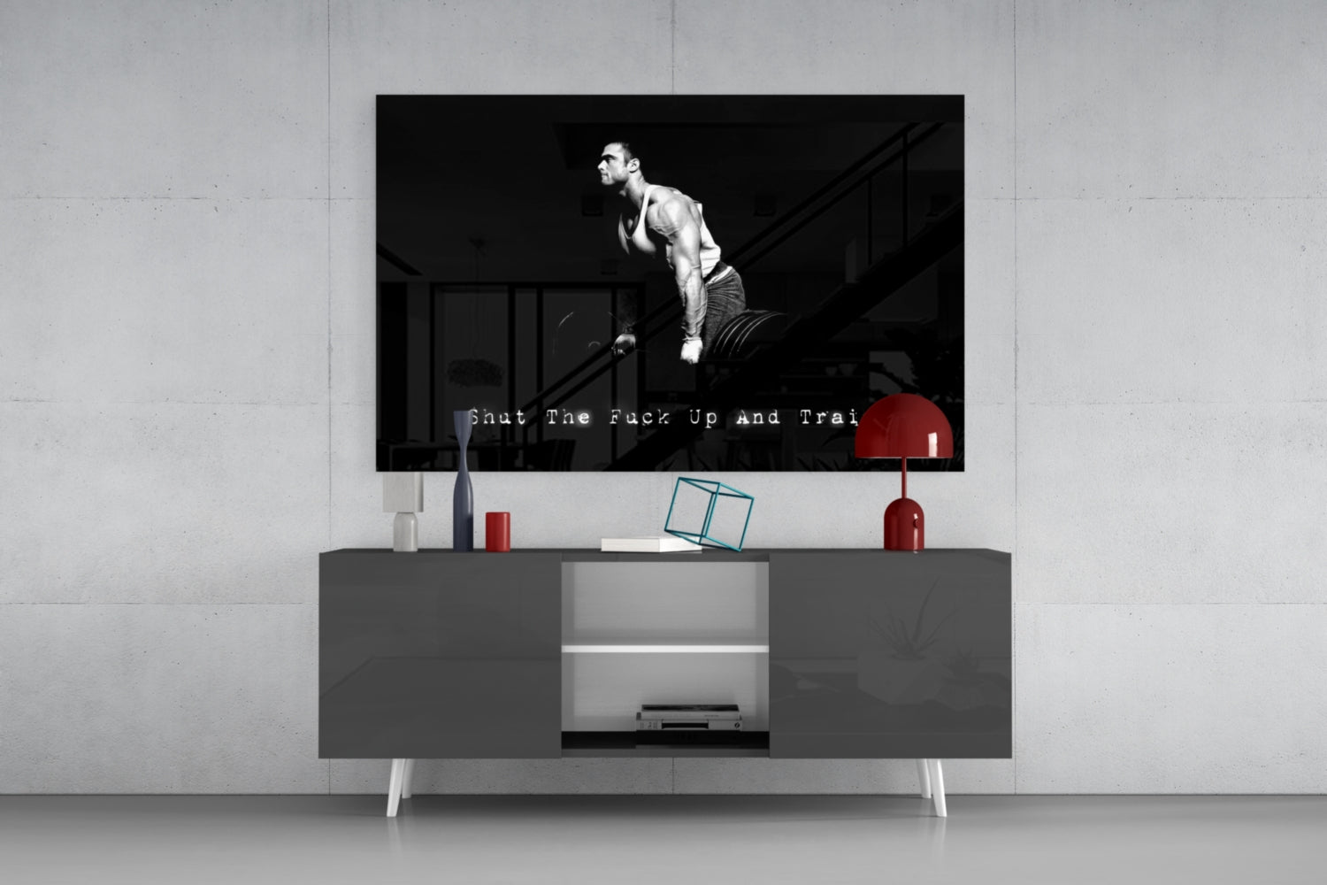 Train Glass Wall Art.