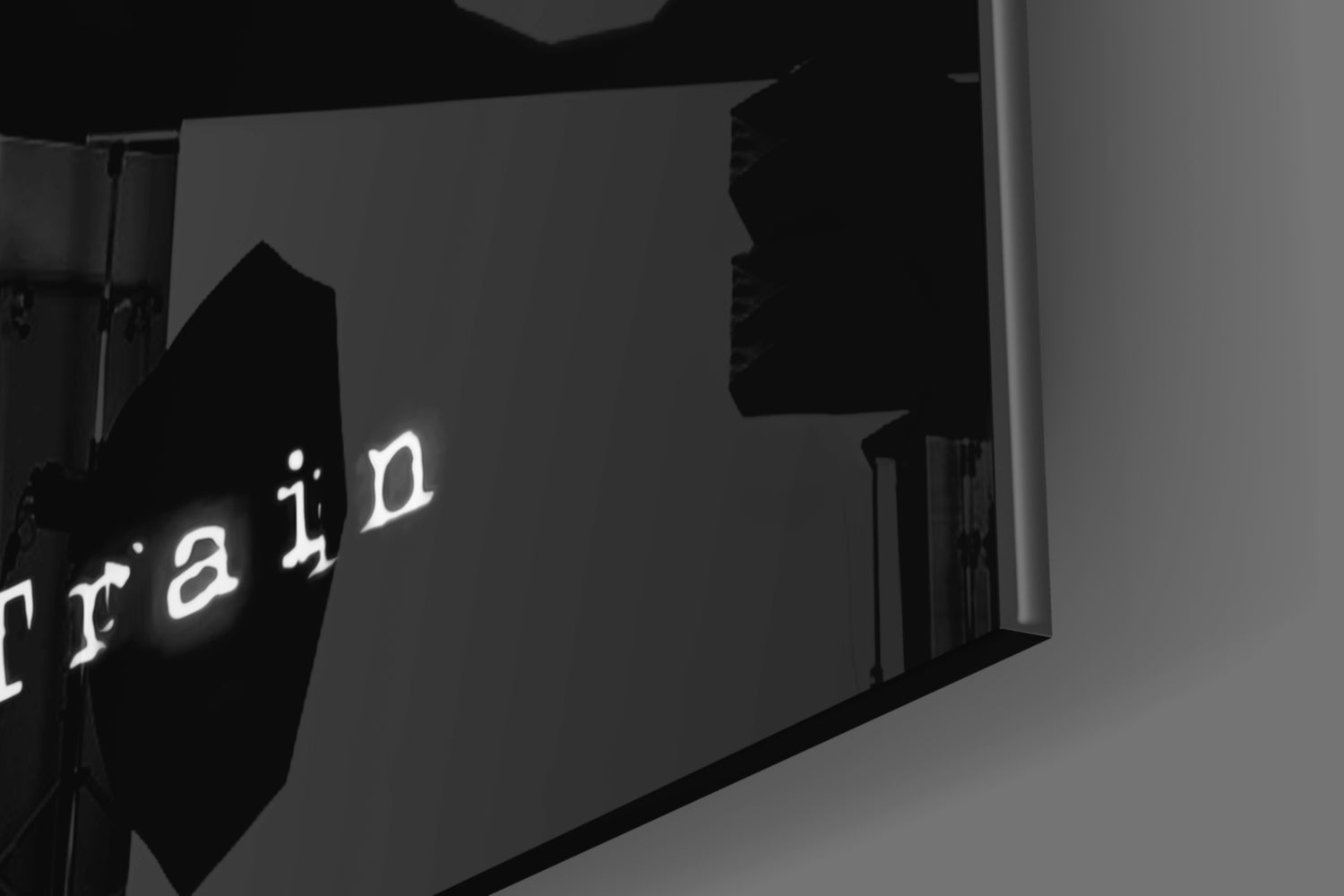 Train Glass Wall Art.