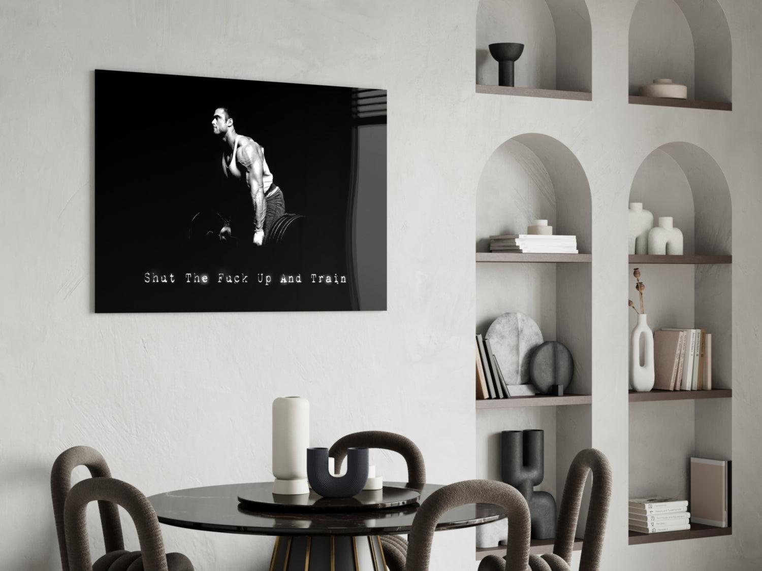 Train Glass Wall Art.