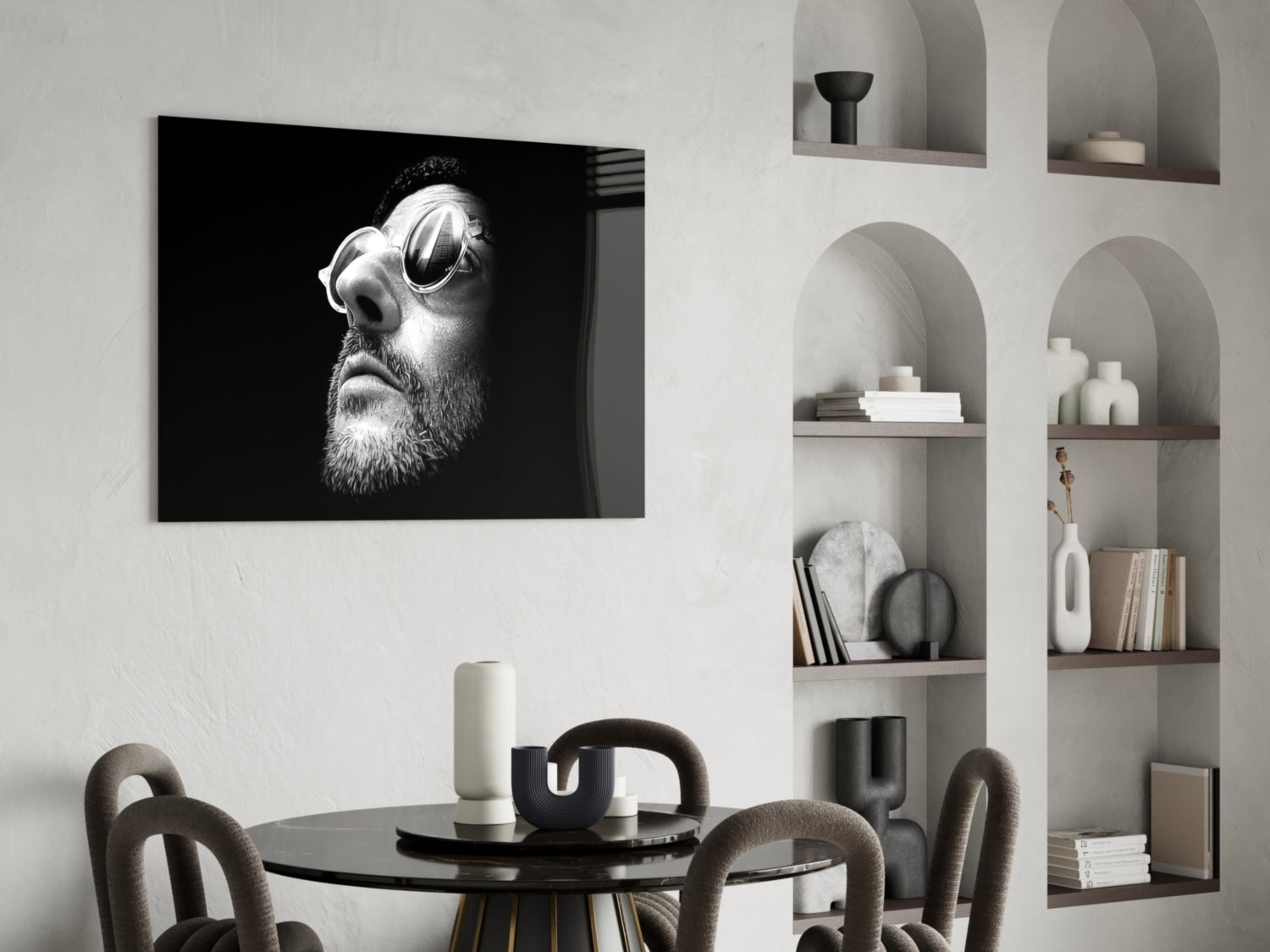 Leon Glass Wall Art.